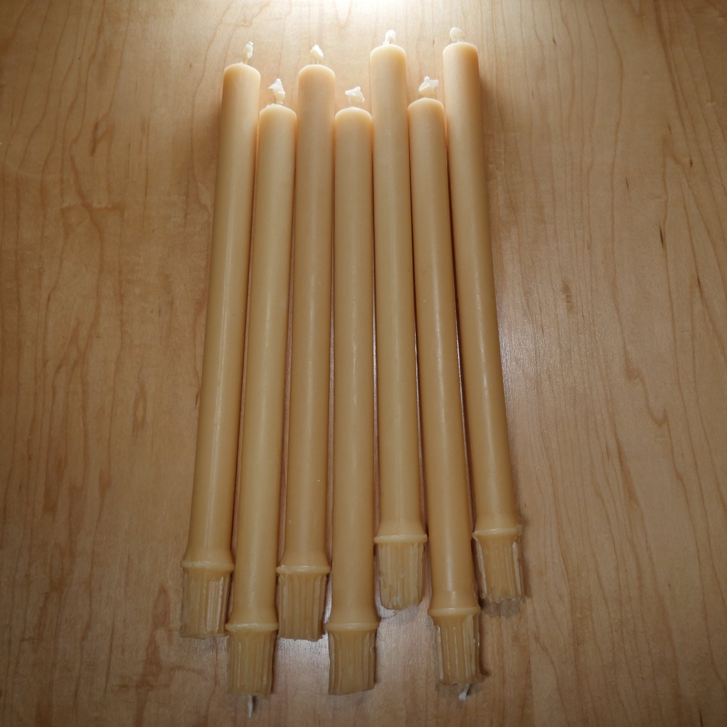 beeswax antique tapers
