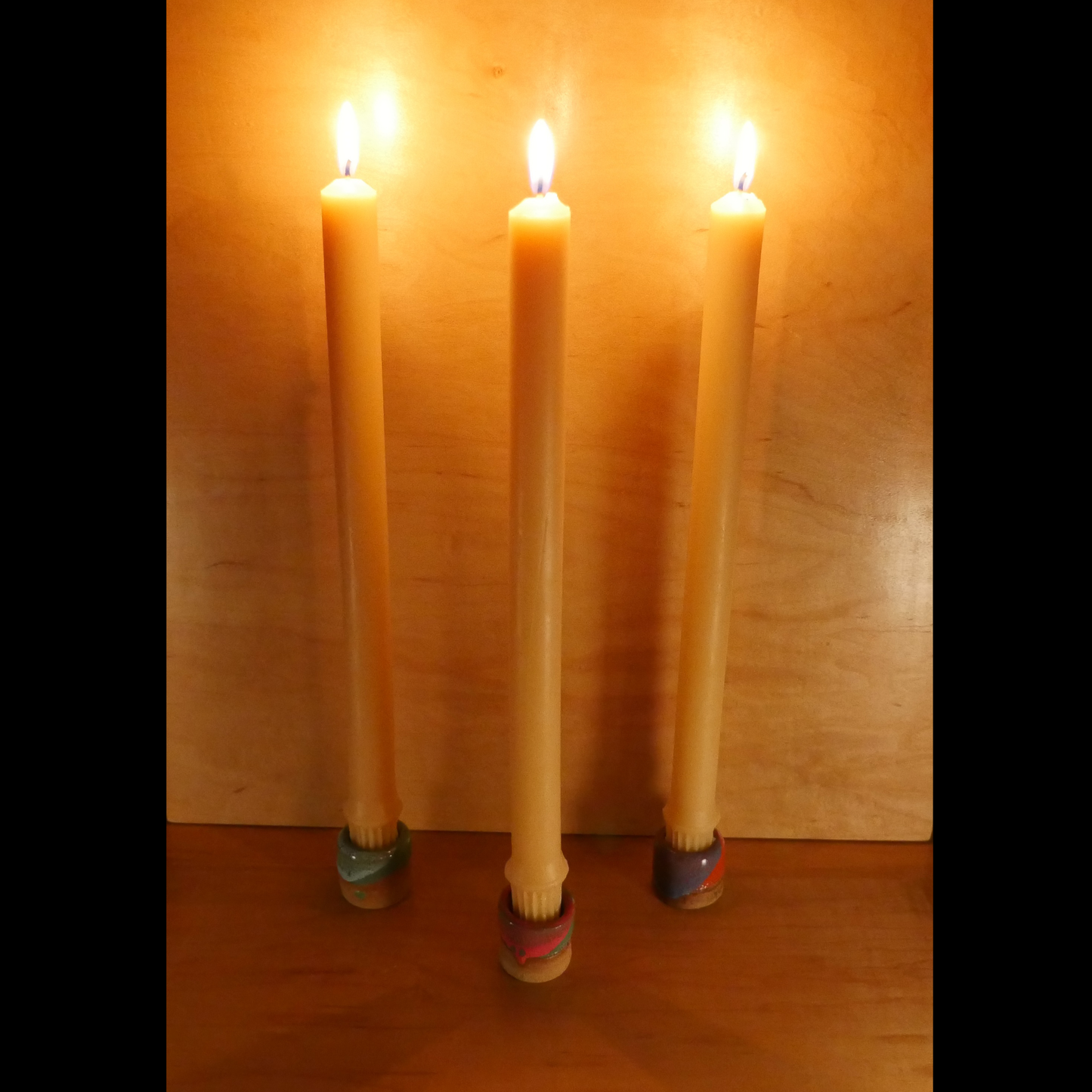 beeswax antique tapers
