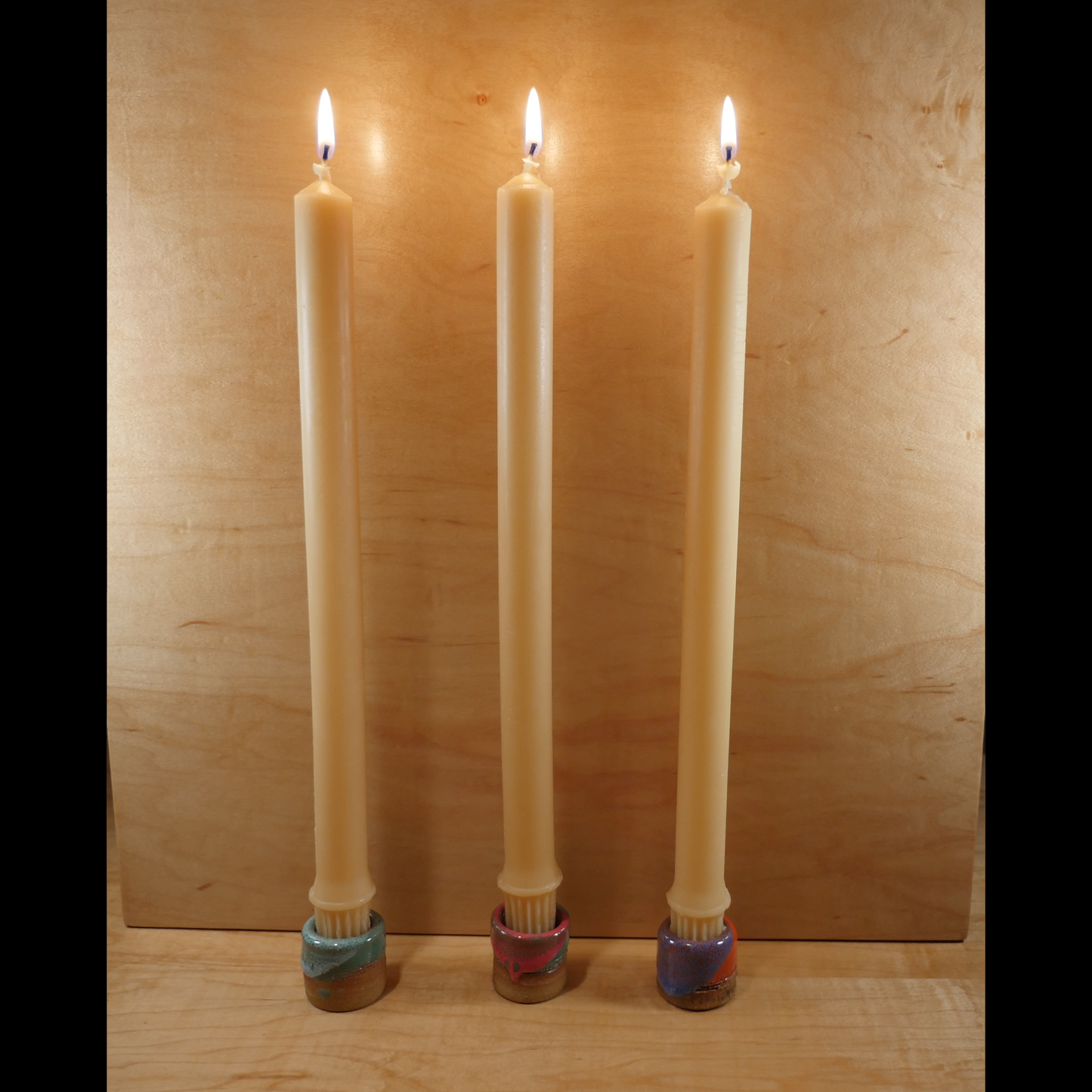 beeswax antique tapers