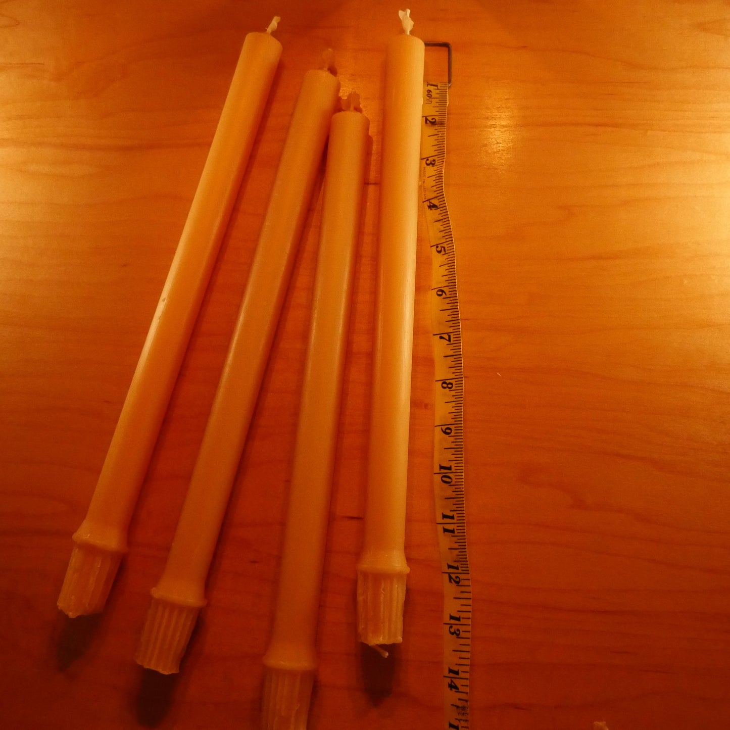beeswax antique tapers