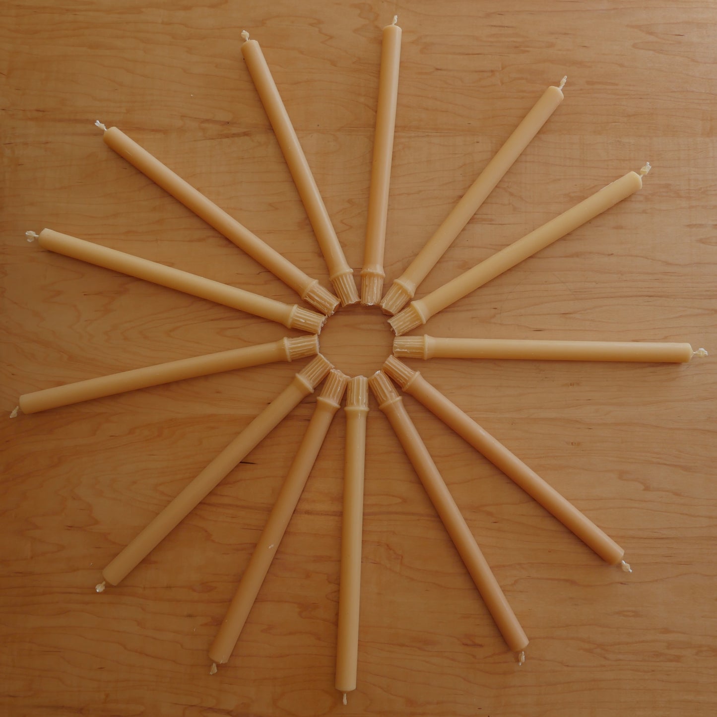 beeswax antique tapers